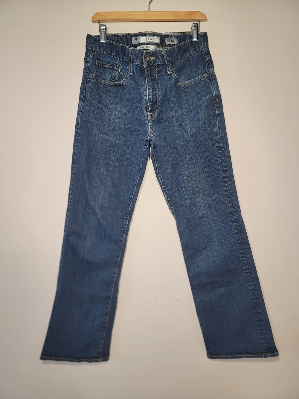 BKE Jake BootLeg Denim Gorpcore Casual Minimalist Western Indie Jeans Sz 33